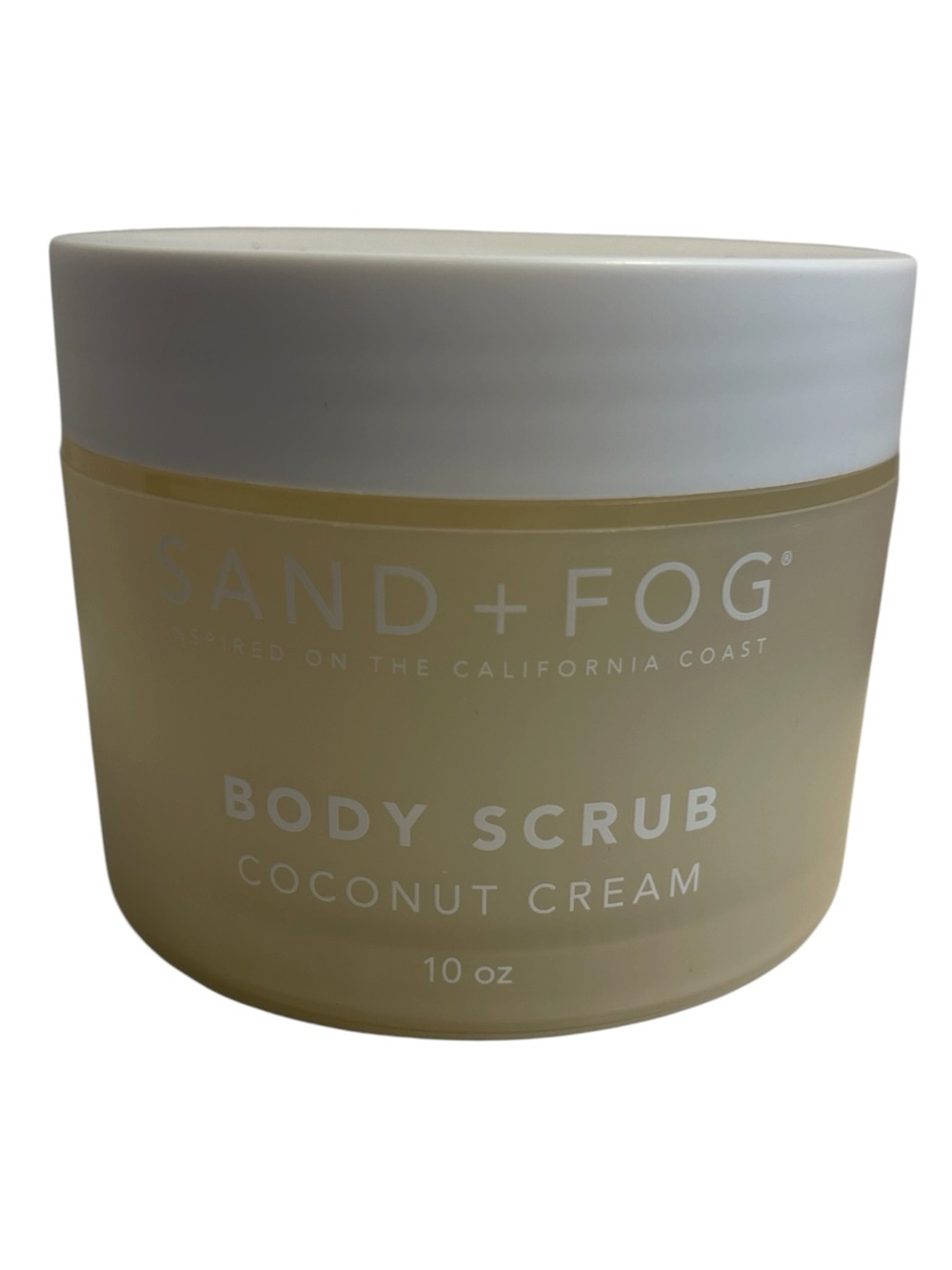 Sand + Fog “Coconut Cream” Body Scrub 10 oz - NWT